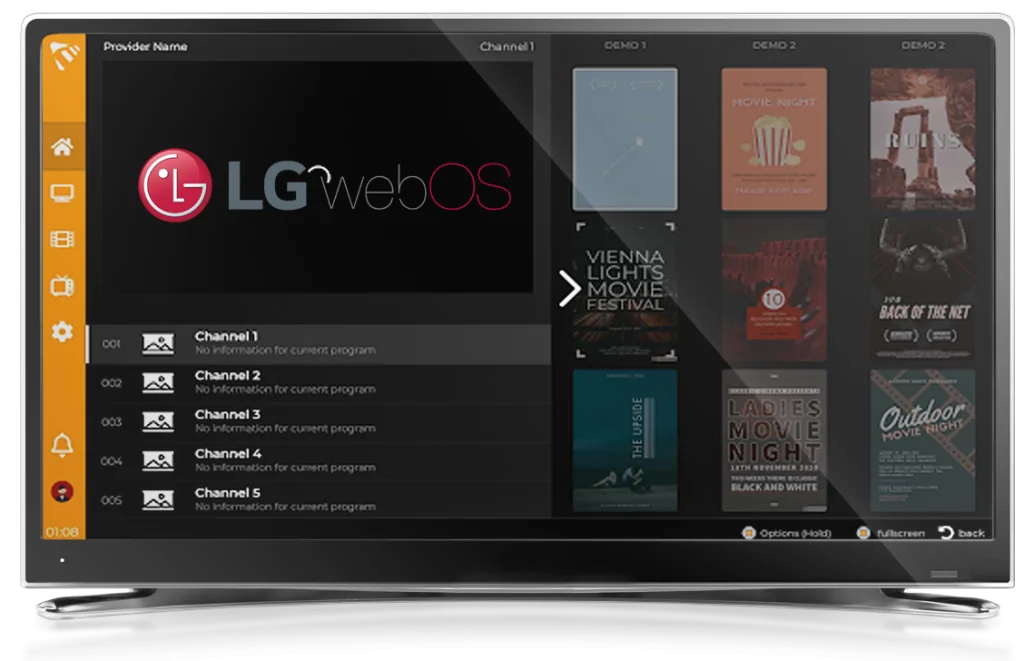 MaxPlayer app LG